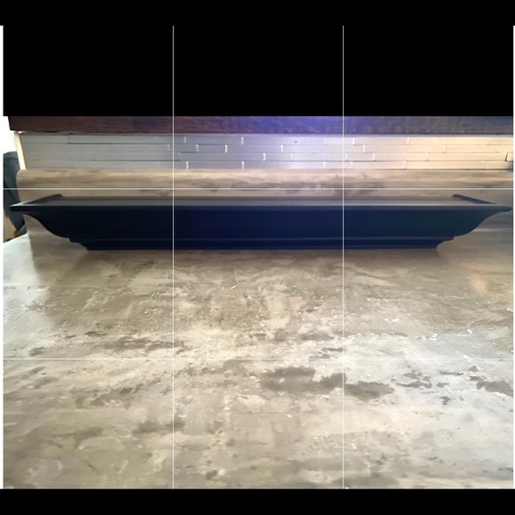 Black Floating Shelf
